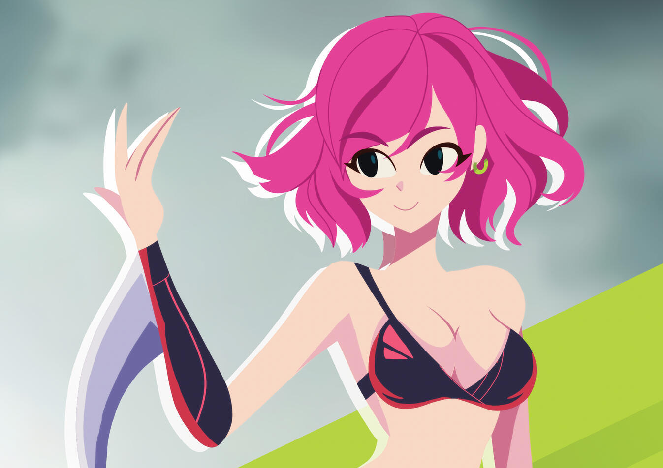 Stylized Character shot.