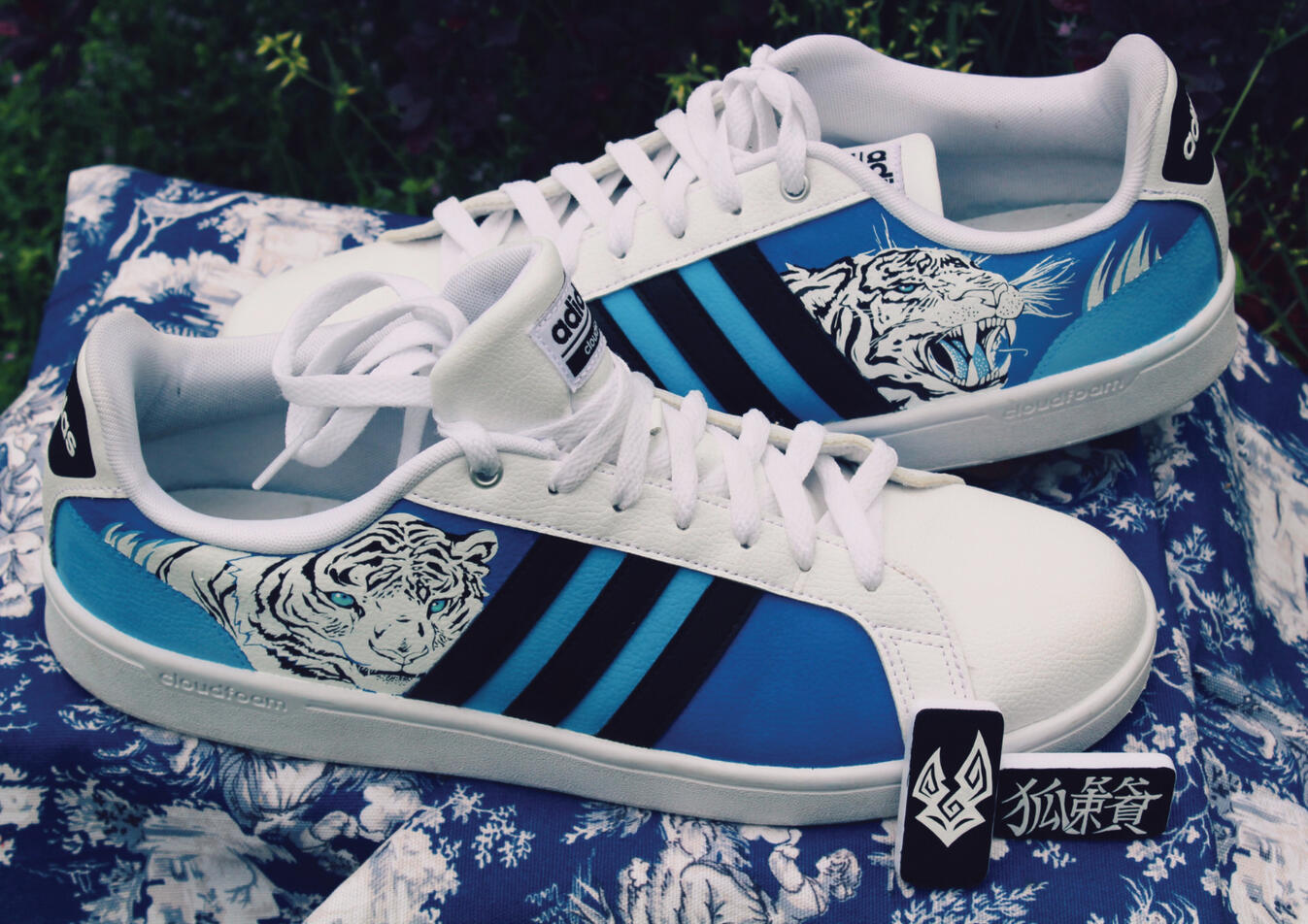 White Tigers custom Adidas!