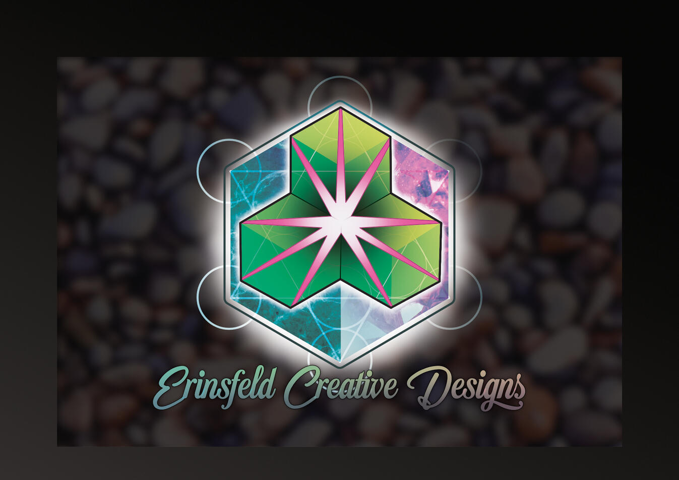 Logo design for Erinsfeld Creative Designs of quality, handmade jewelry.