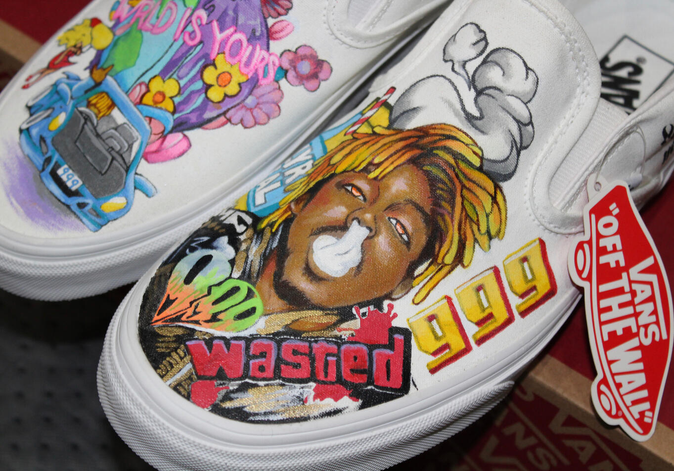Juice Wrld Custom Vans